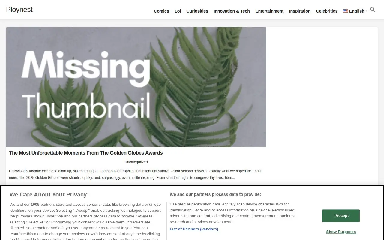 Landing page screenshot for ploynest.com