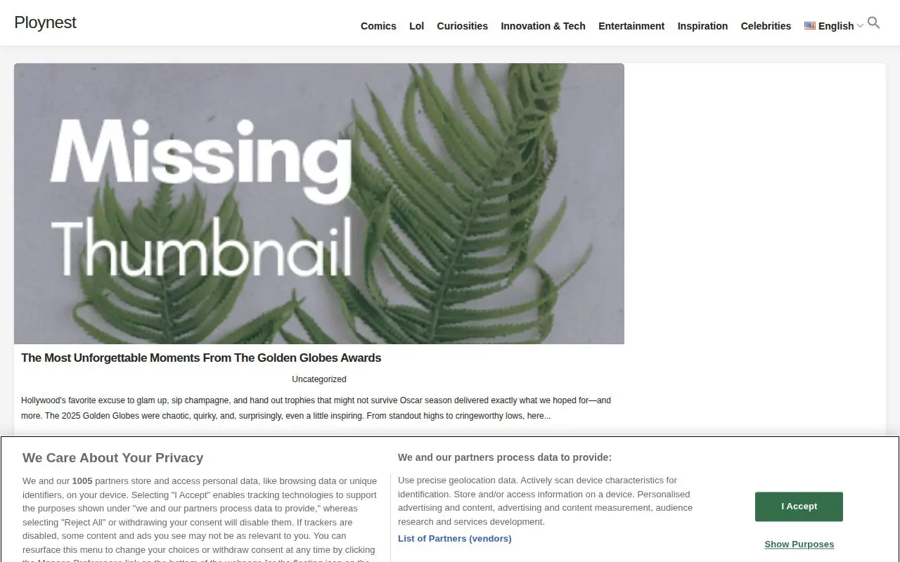 Landing page screenshot for ploynest.com