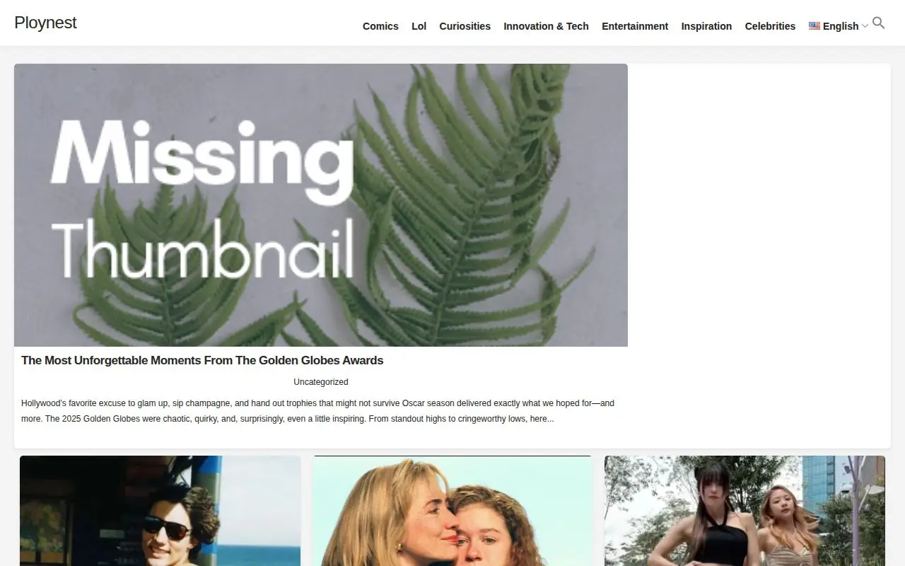 Landing page screenshot for ploynest.com