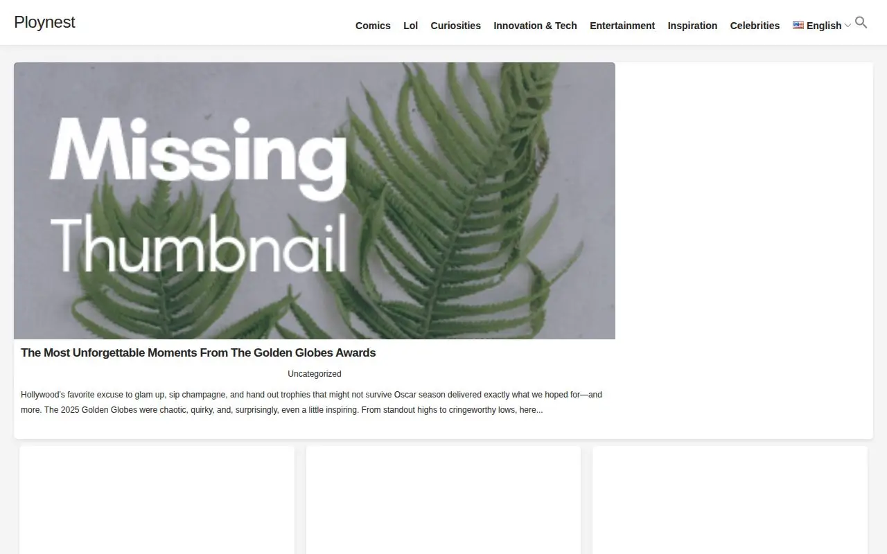 Landing page screenshot for ploynest.com