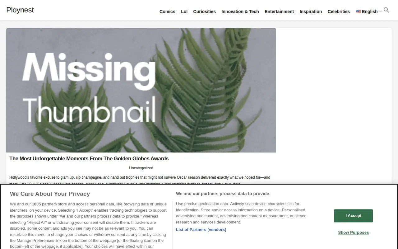 Landing page screenshot for ploynest.com