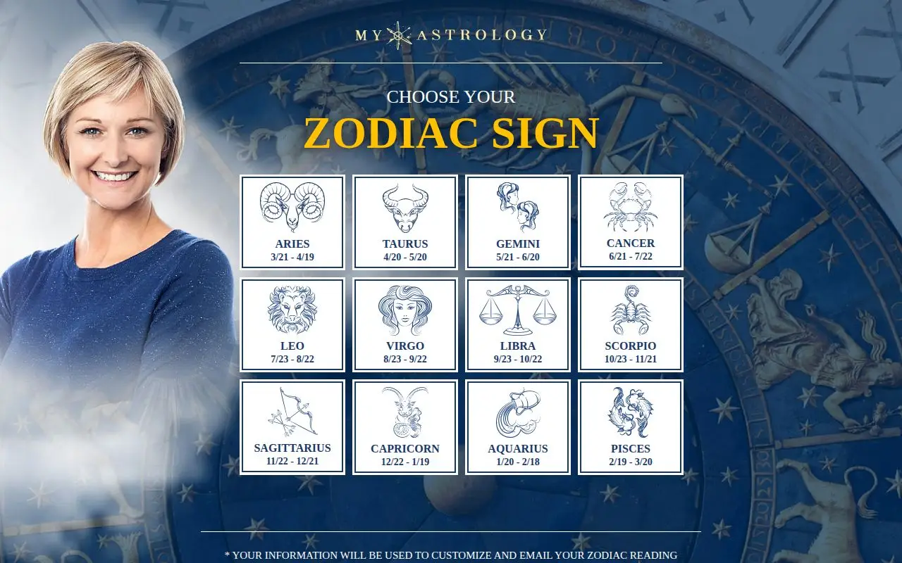 Landing page screenshot for elissa.myastrology.com