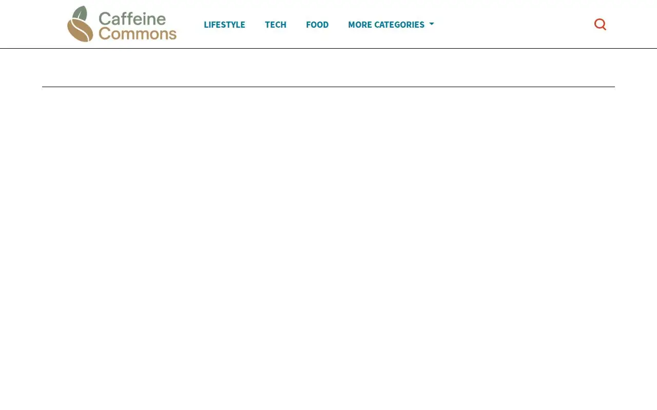 Landing page screenshot for caffeinecommons.com