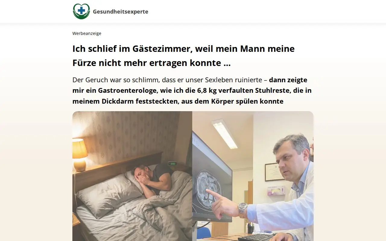 Landing page screenshot for og.gesundheitsexperte-gt.de