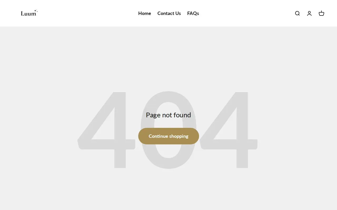 Landing page screenshot for luumlife.com