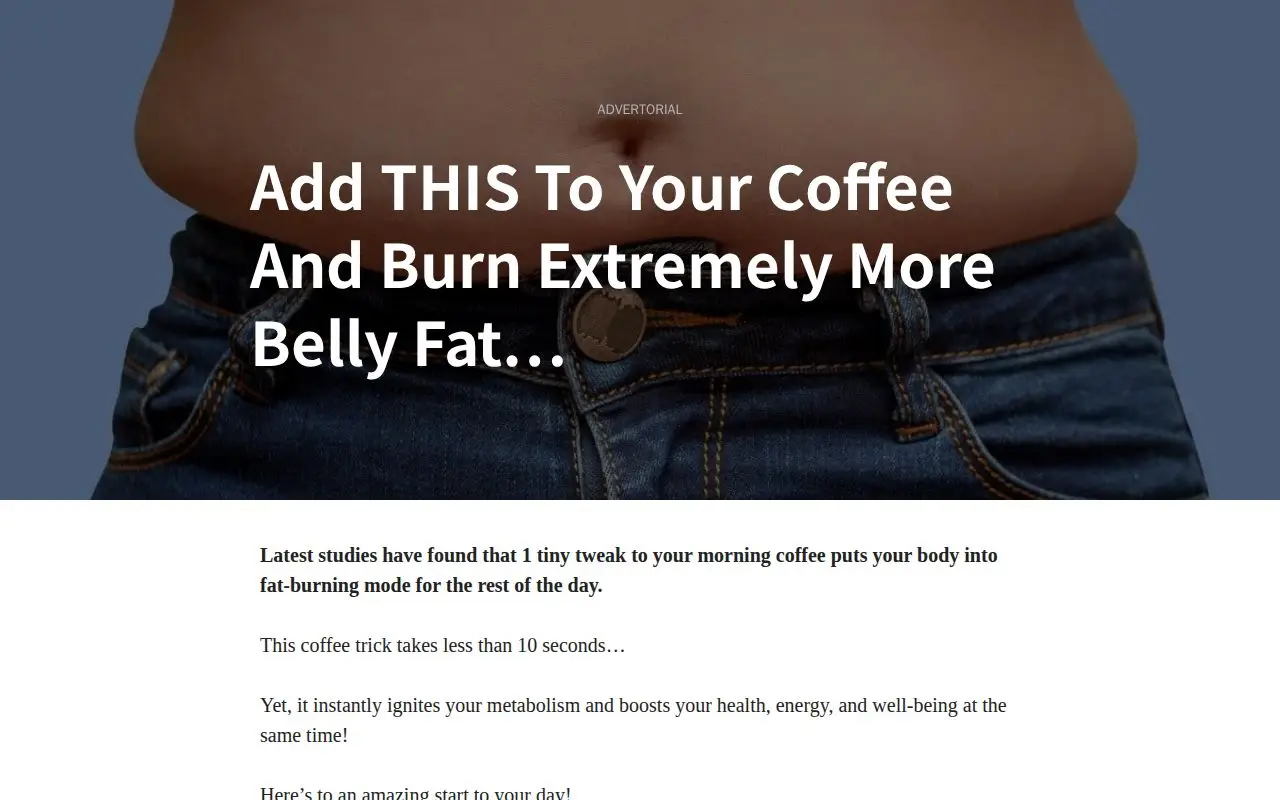 Landing page screenshot for wellnessgaze.com