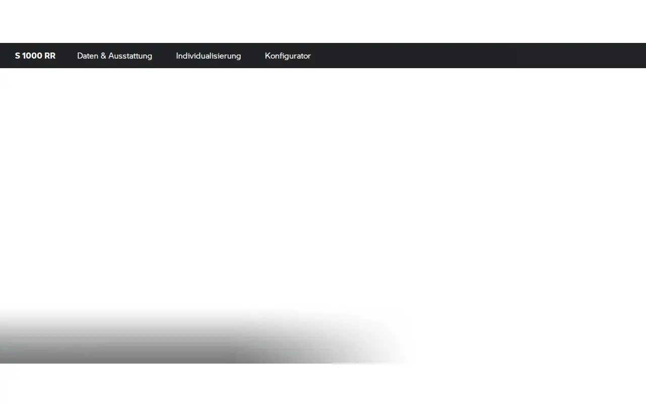 Landing page screenshot for www.bmw-motorrad.de