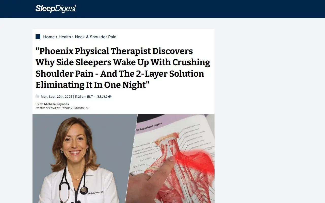 Landing page screenshot for www.readsleepdigest.com
