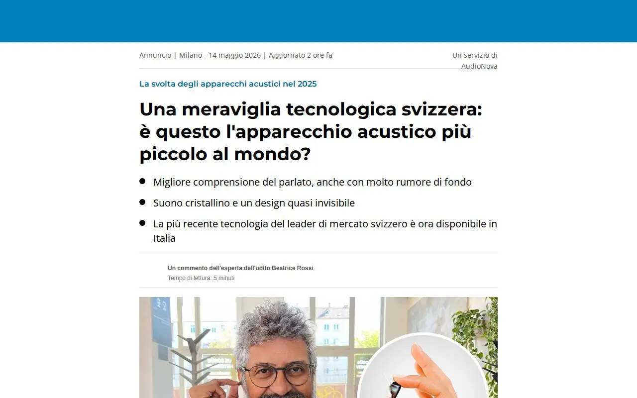 Milano: L'ultima soluzione acustica svizzera: ingegnosa e quasi invisibile