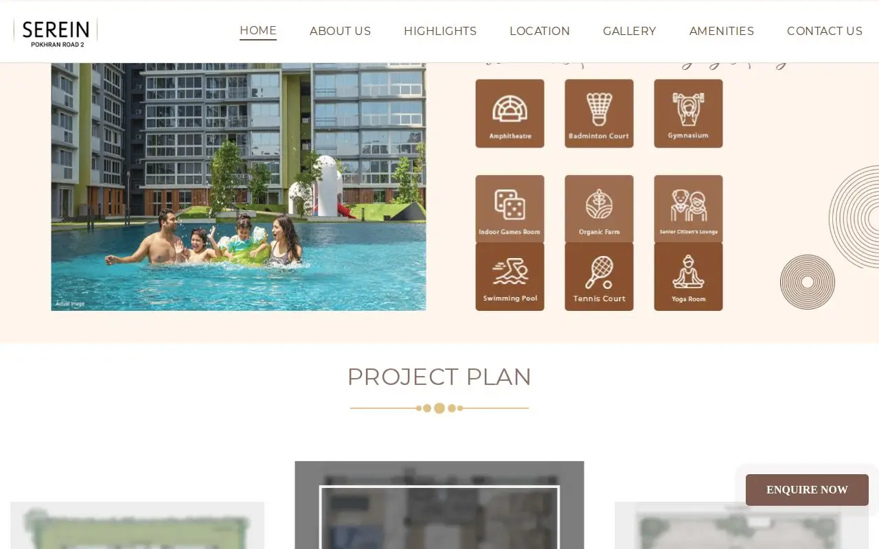 Landing page screenshot for tatasereinthane.in