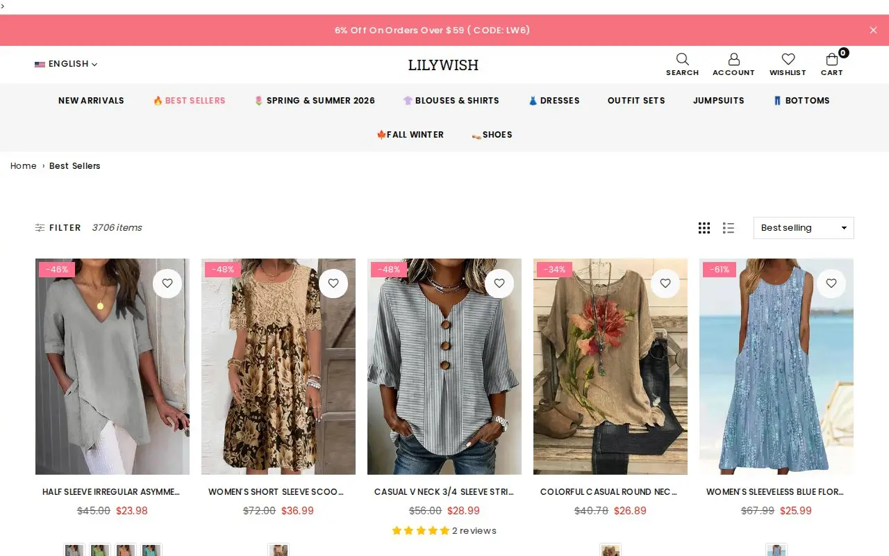 Funnel page 3 for www.lilywish.com