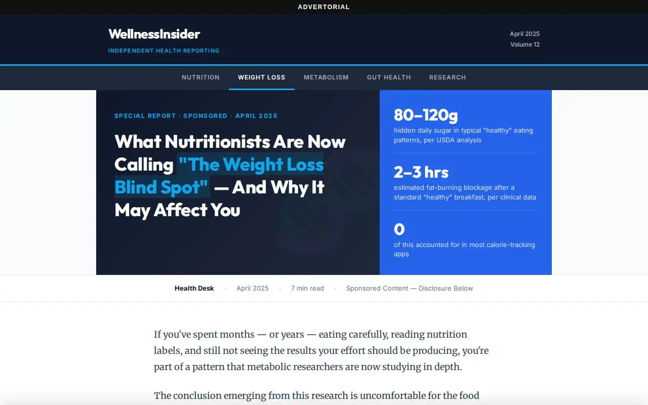 Landing page screenshot for healthiestwayever.com