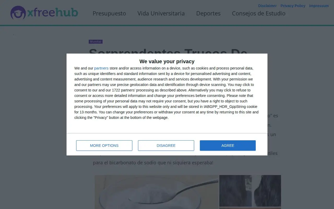 Landing page screenshot for www.xfreehub.com
