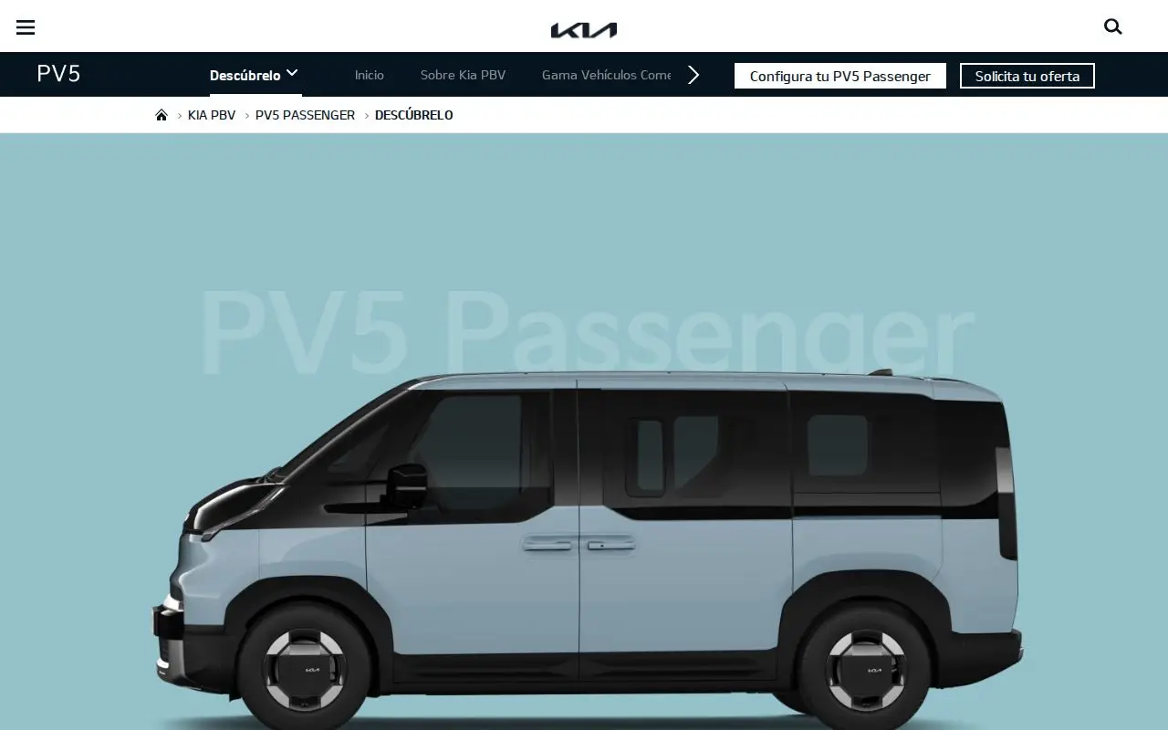 Landing page screenshot for www.kia.com