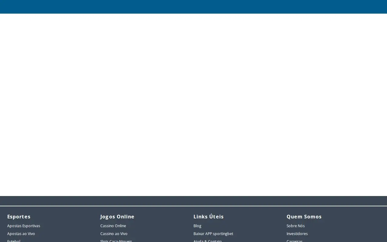 Landing page screenshot for www.sportingbet.bet.br