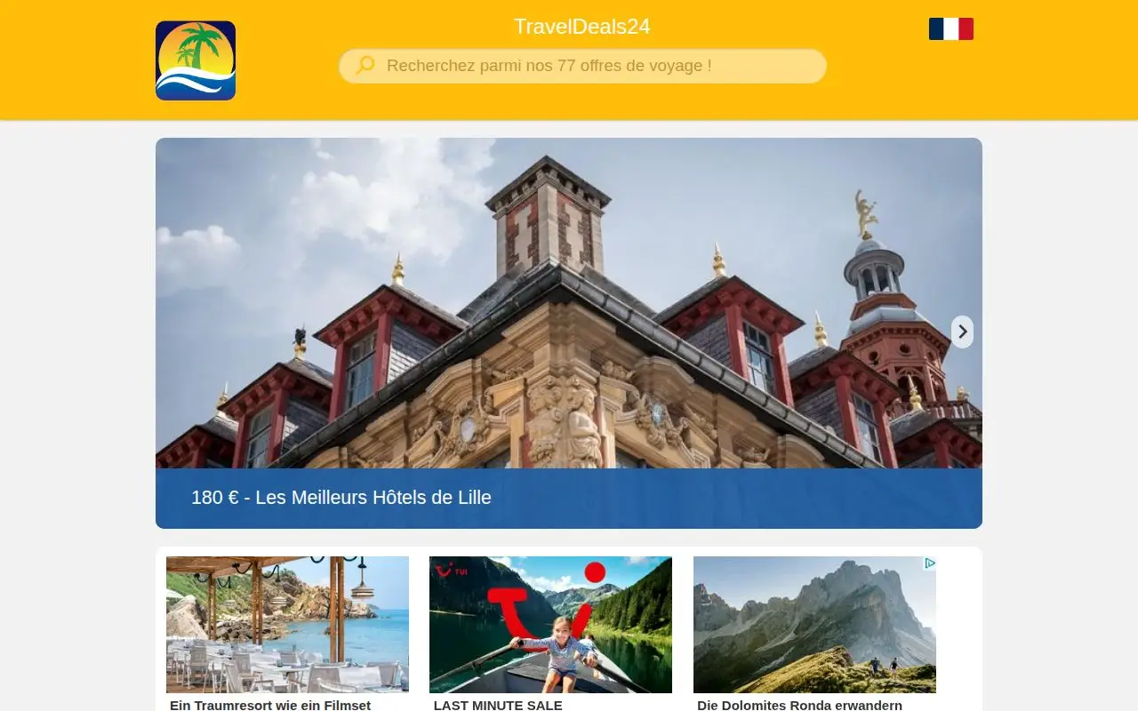 Funnel page 3 for www.traveldeals24.net