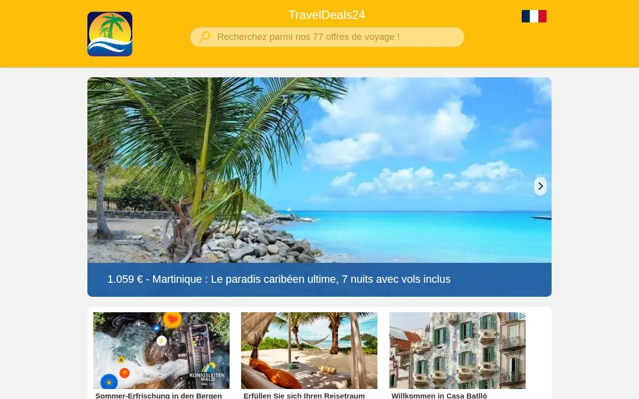 Funnel page 2 for www.traveldeals24.net