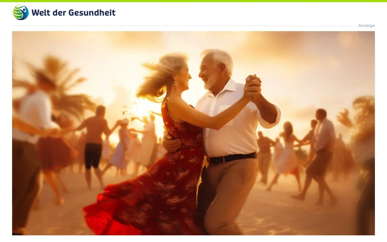 Landing page screenshot for welt-der-gesundheit.net