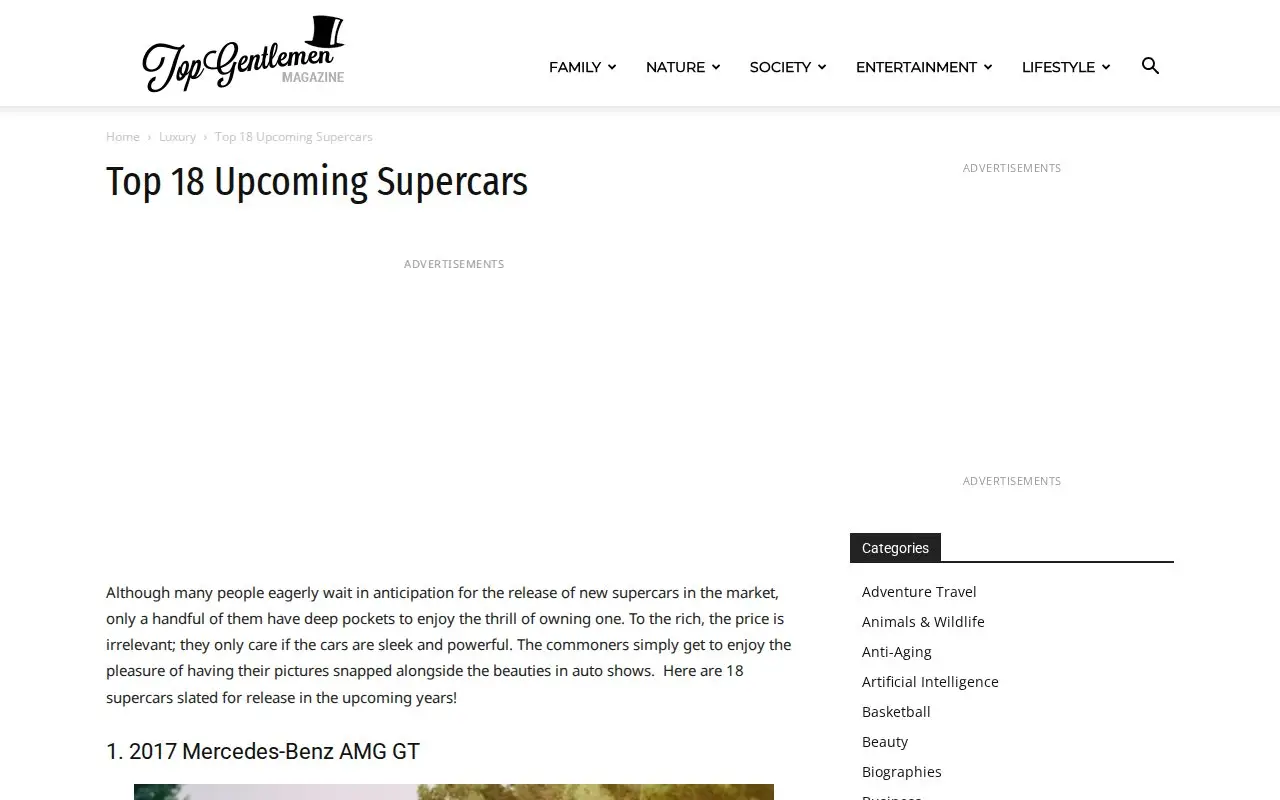 Landing page screenshot for topgentlemen.com