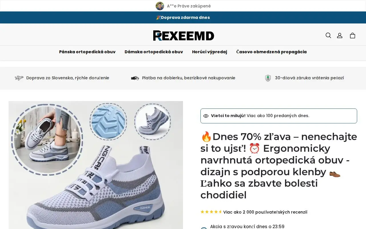 Landing page screenshot for rexeemd.com