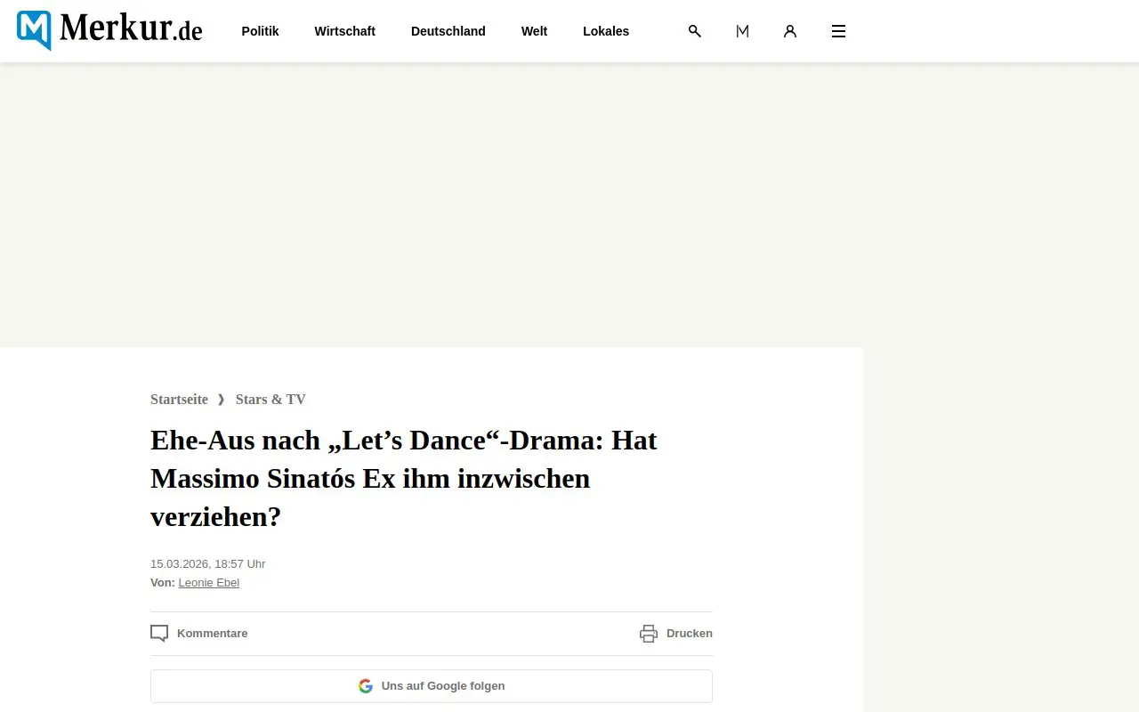 Landing page screenshot