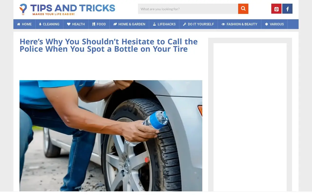 Landing page screenshot