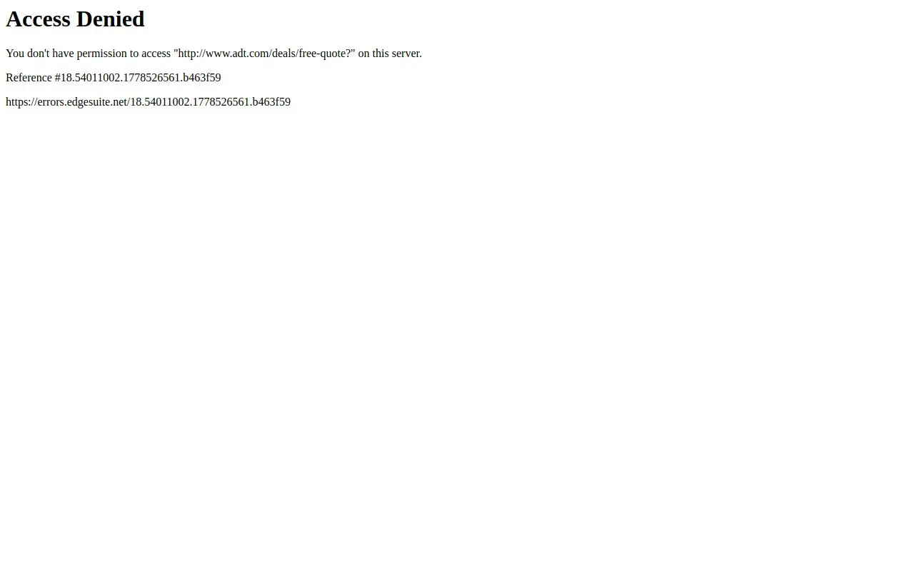 Landing page screenshot