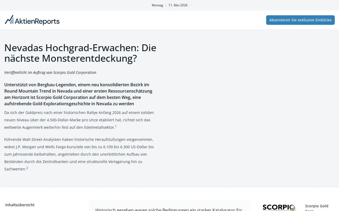 Landing page screenshot