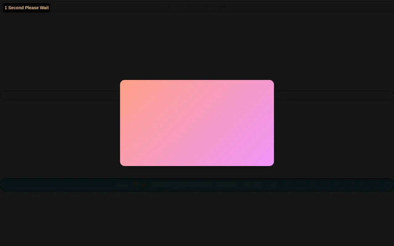 Landing page screenshot