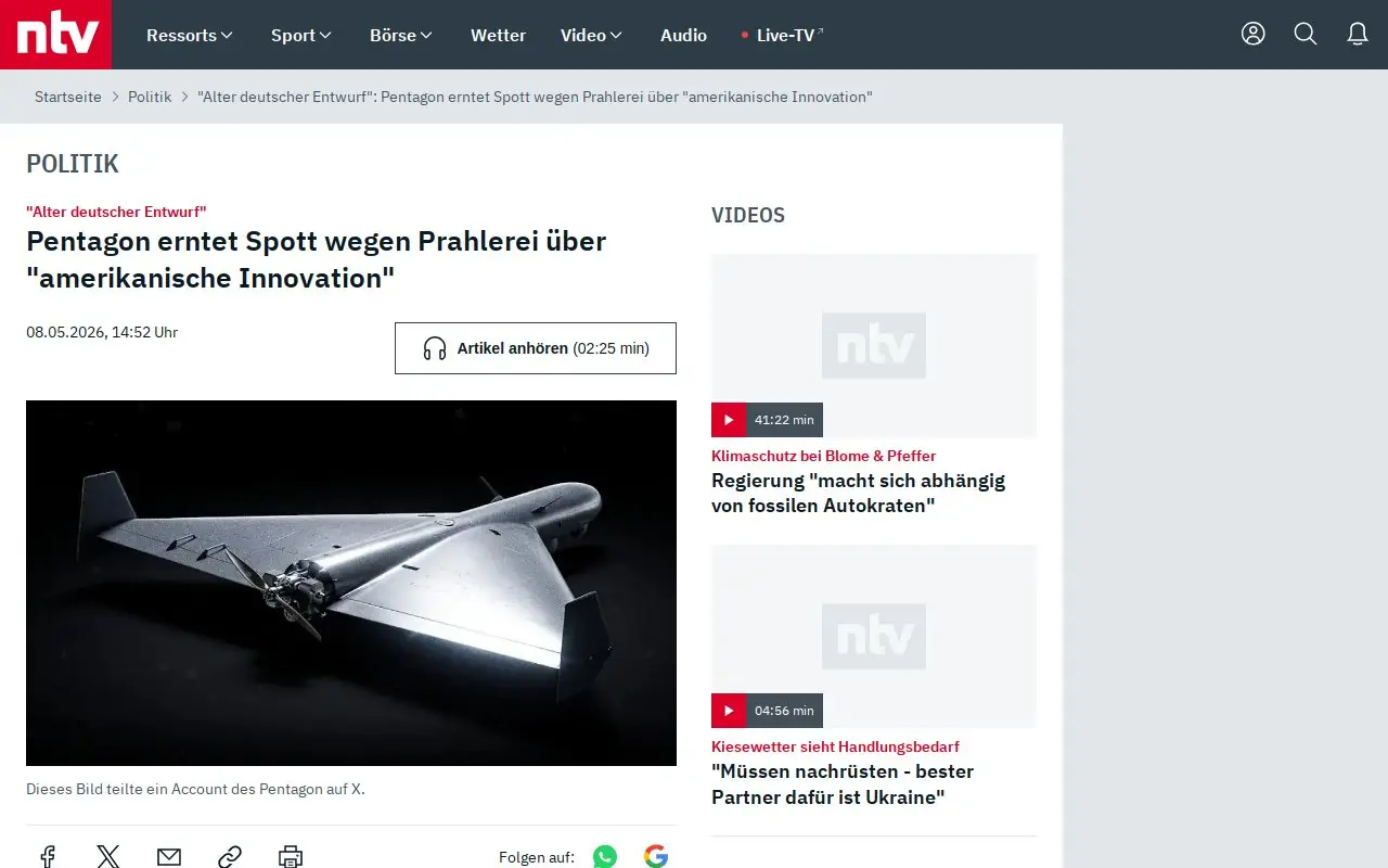 Landing page screenshot
