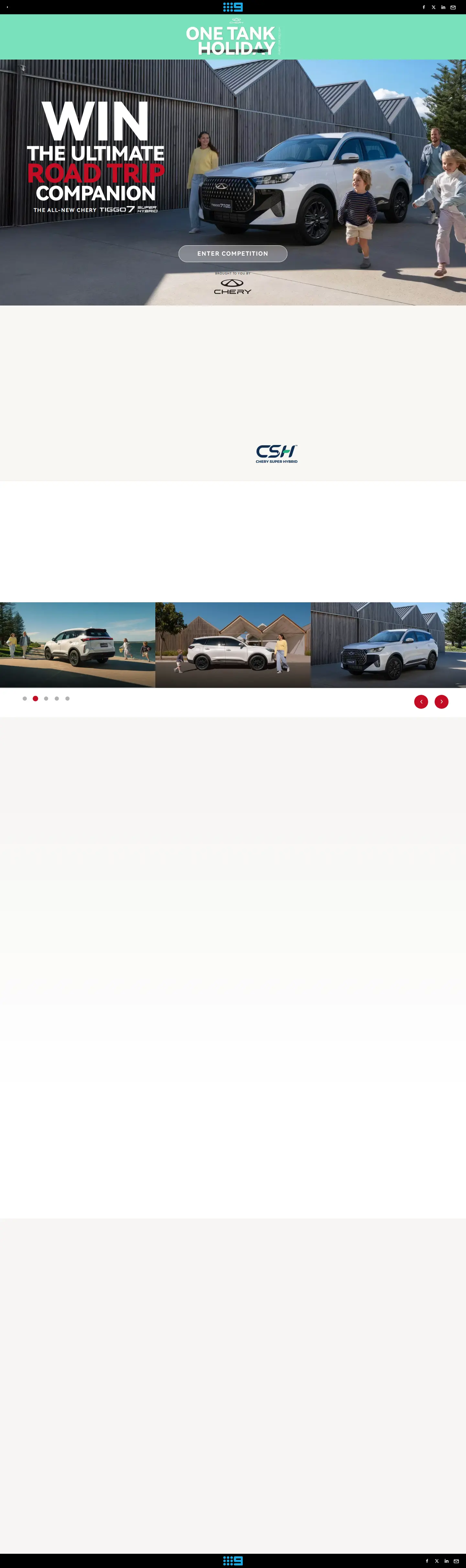 Landing page screenshot