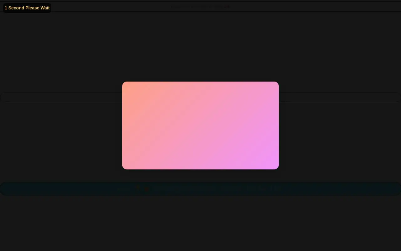 Landing page screenshot