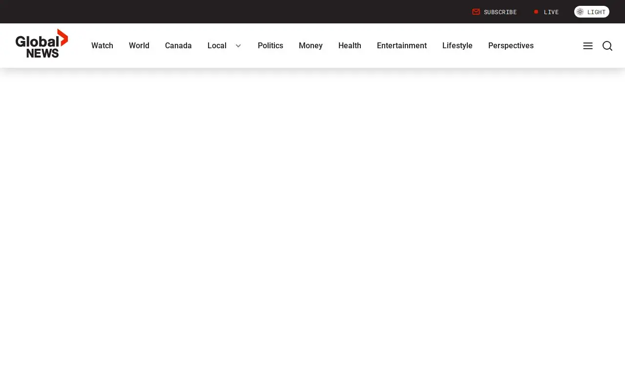 Landing page screenshot