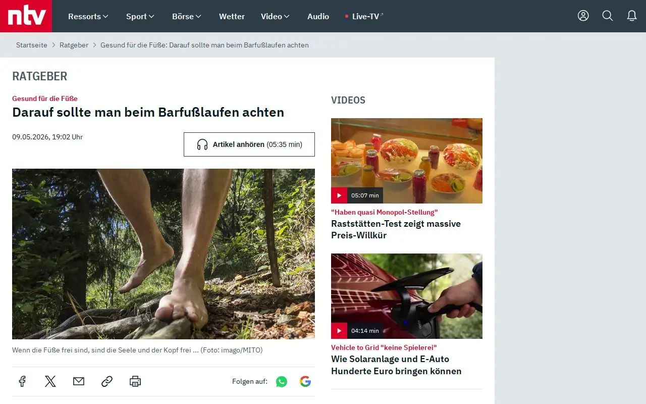 Landing page screenshot