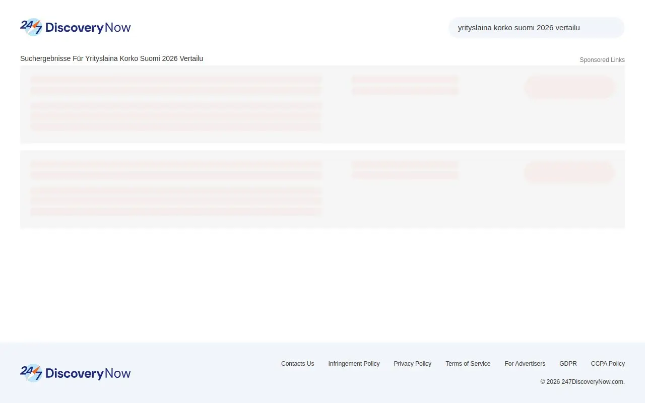 Landing page screenshot
