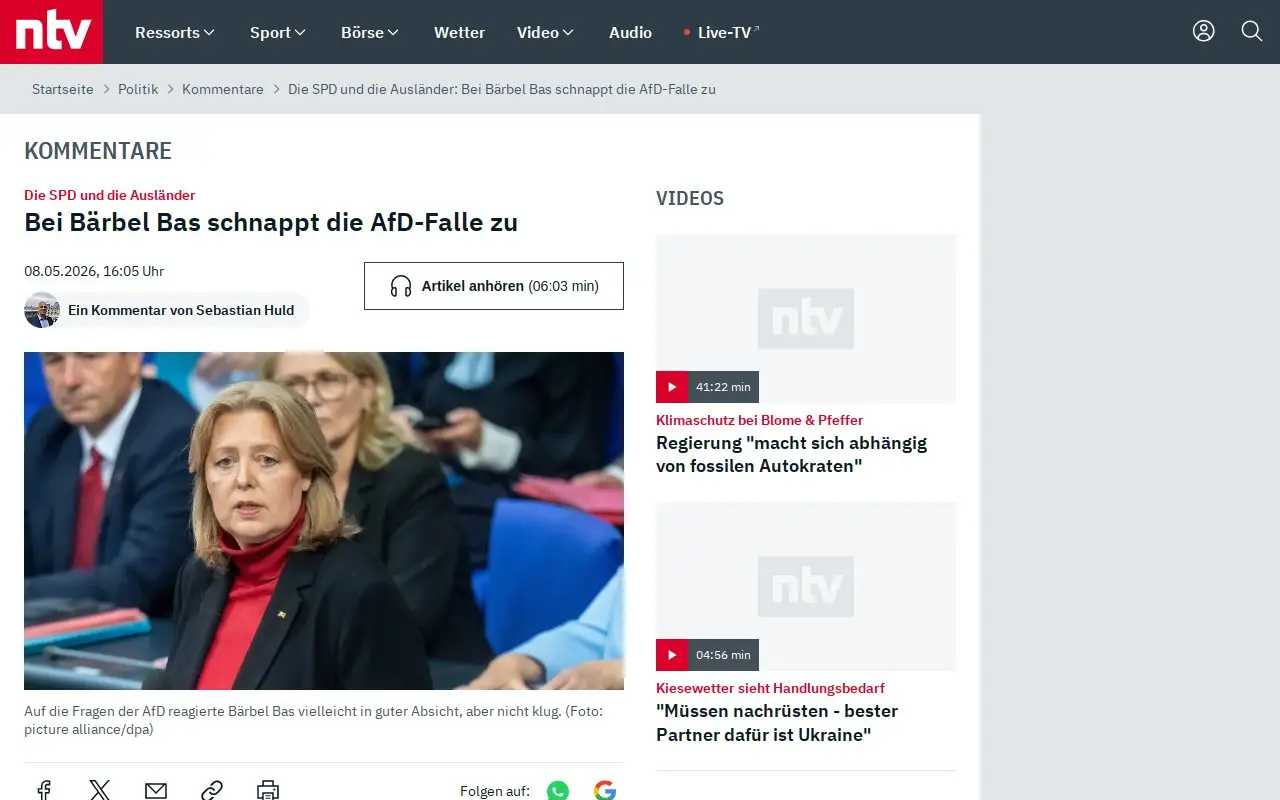 Landing page screenshot