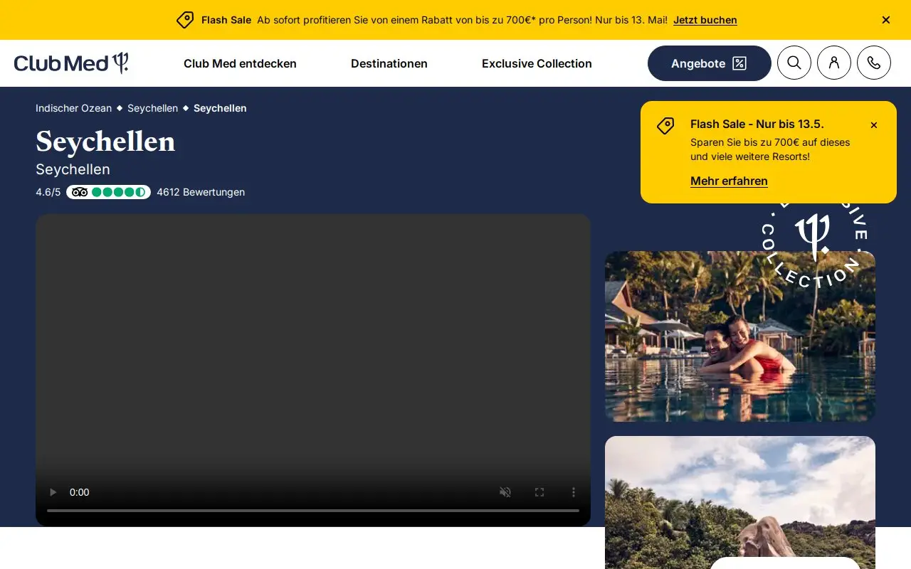 Landing page screenshot