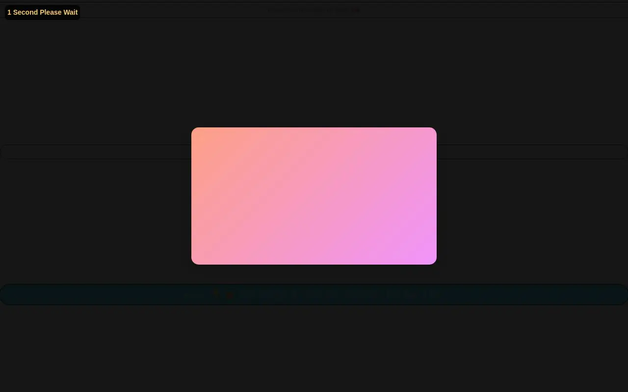 Landing page screenshot