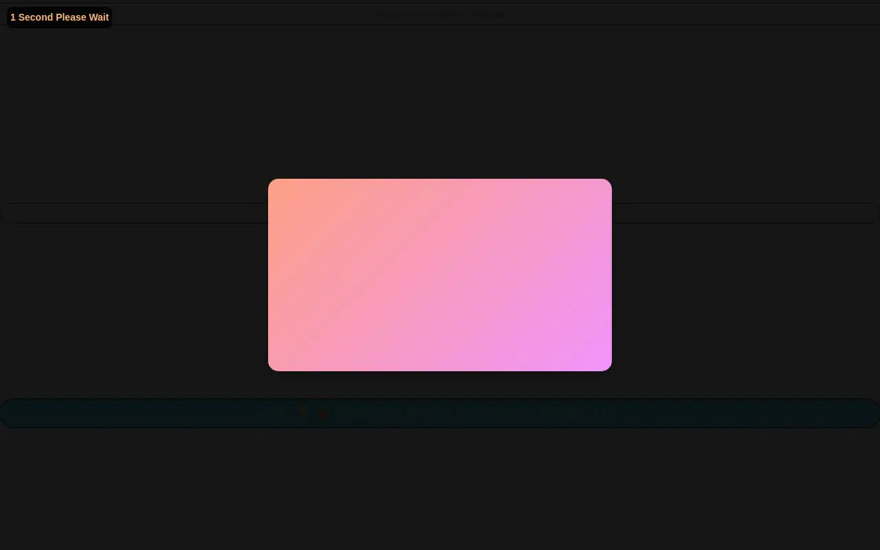 Landing page screenshot
