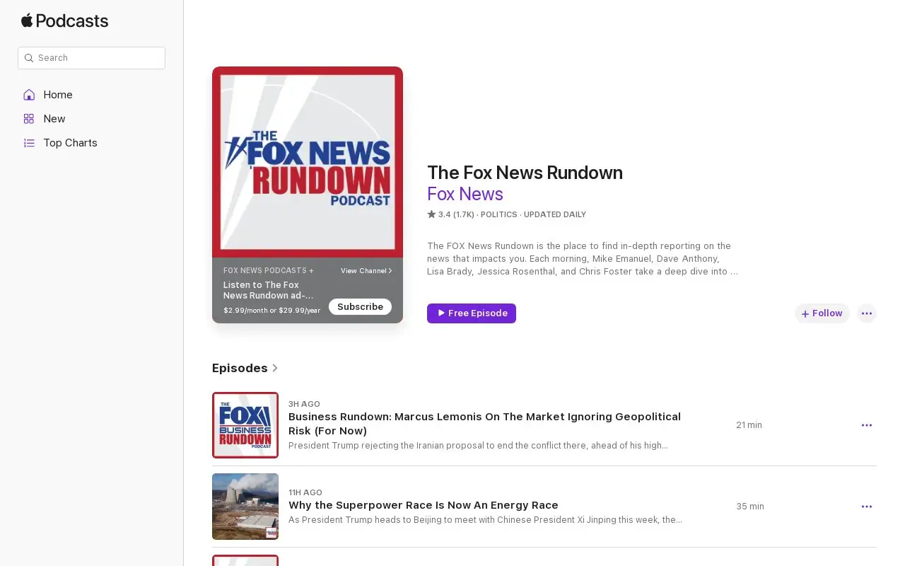 Landing page screenshot