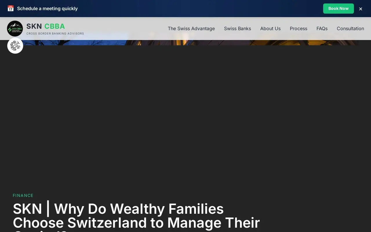 Landing page screenshot
