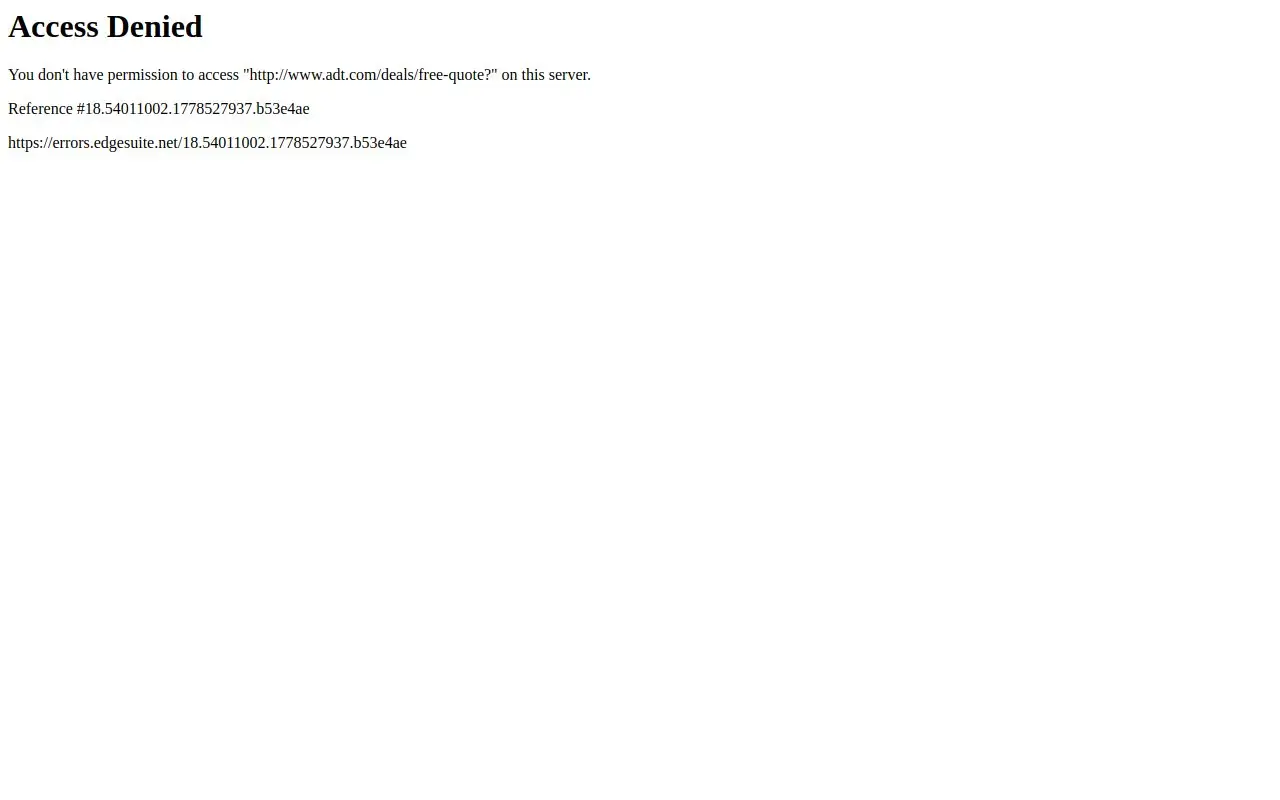 Landing page screenshot