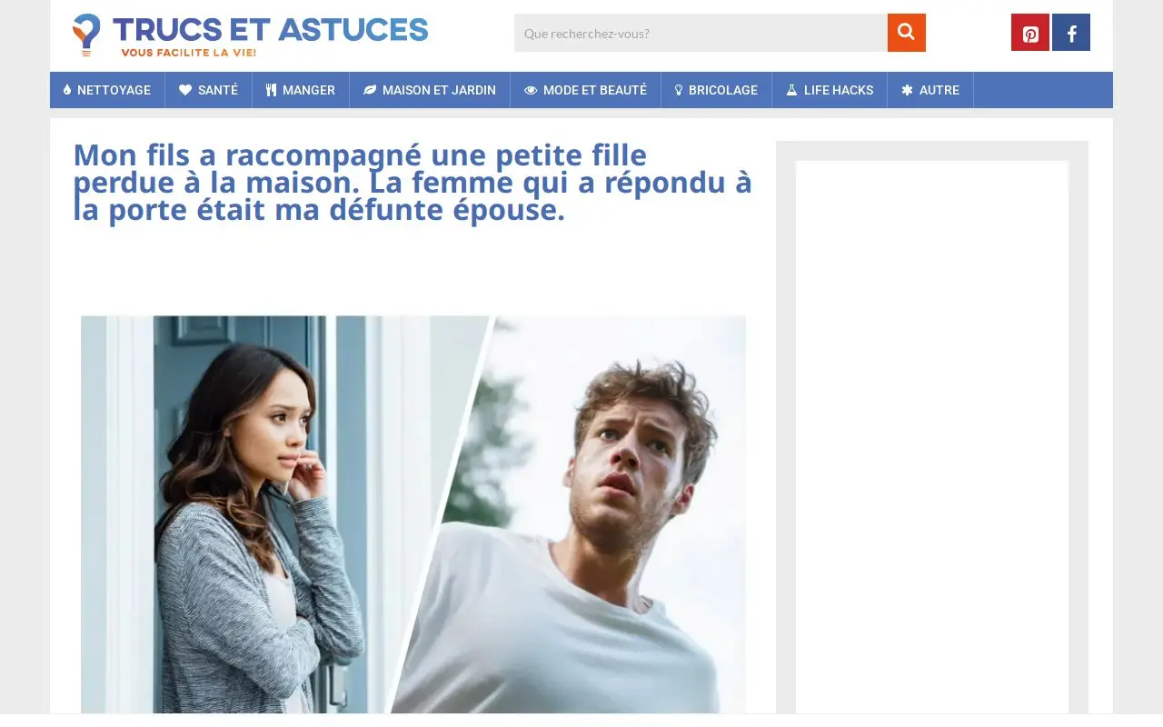 Landing page screenshot