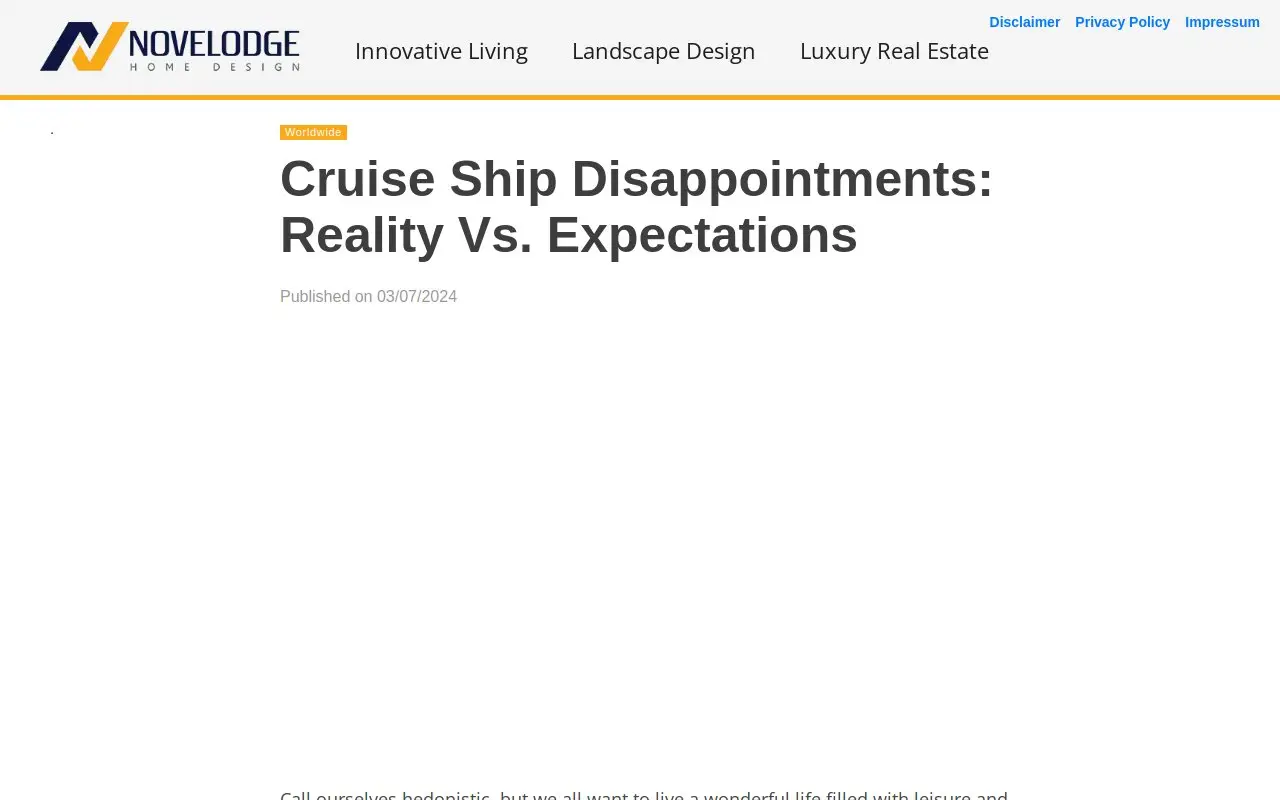 Landing page screenshot