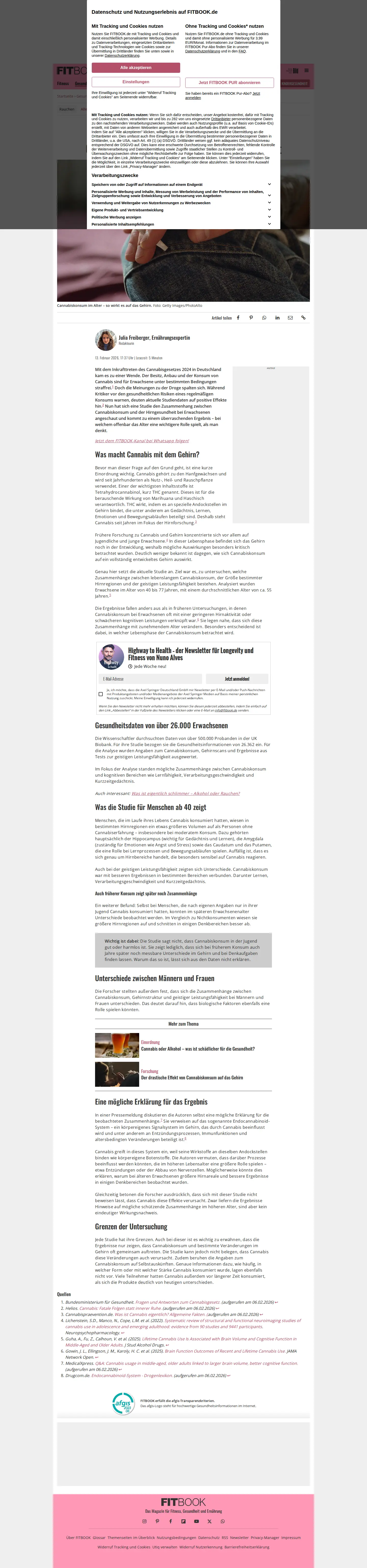 Landing page screenshot