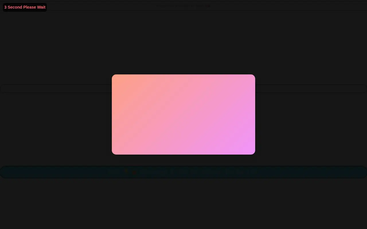 Landing page screenshot