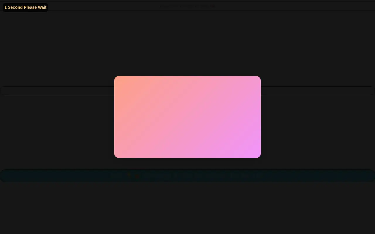 Landing page screenshot