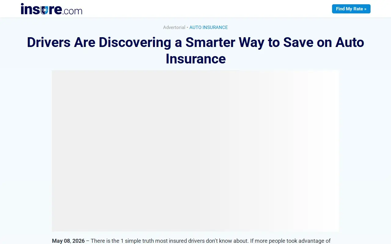 Landing page screenshot