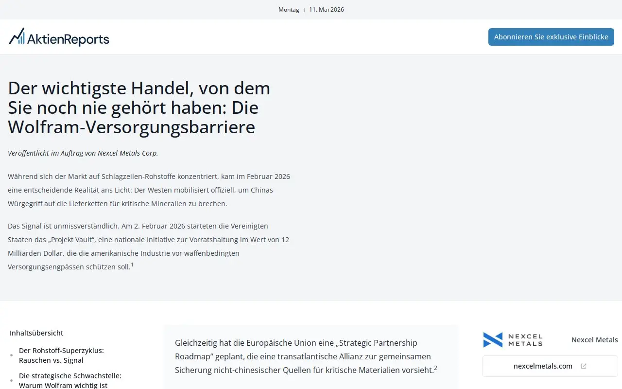 Landing page screenshot