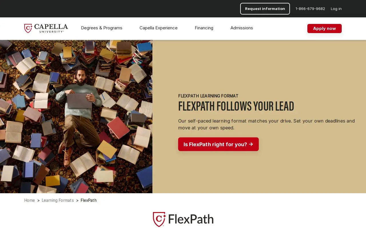 Landing page screenshot
